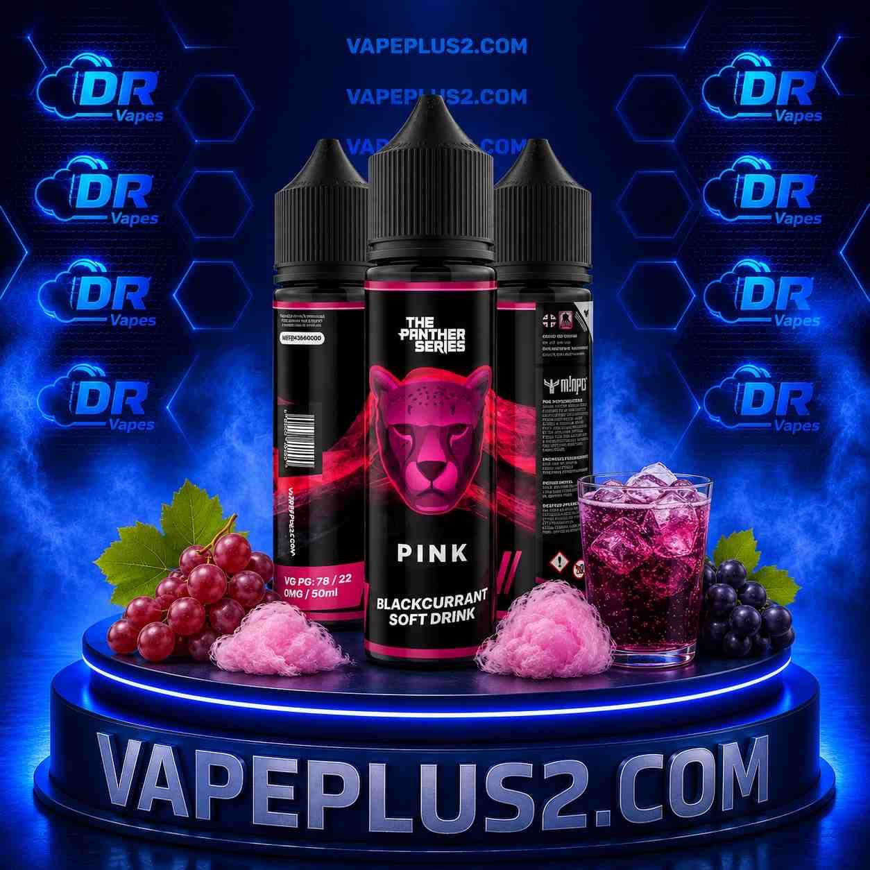 جویس دکتر ویپز پشمک انگور فرنگی 60 میل | DR.VAPES PINK PANTHER