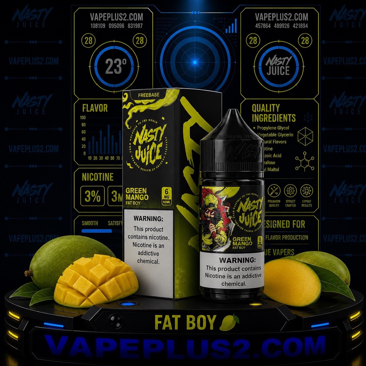 جویس فت بوی انبه نستی | Nasty Juice Fatboy