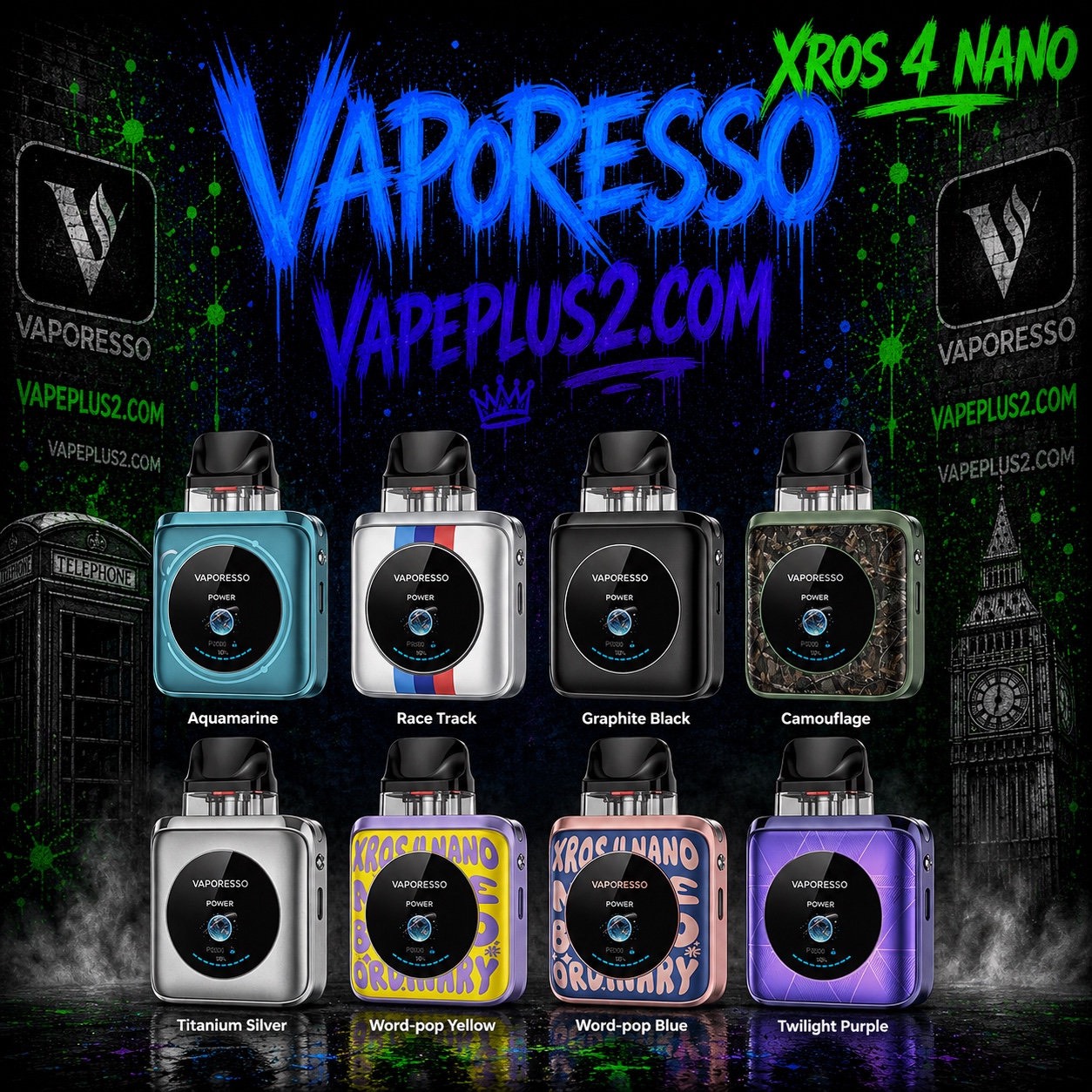 پاد ماد ویپرسو اکسراس 4 نانو | VAPORESSO XROS 4 NANO