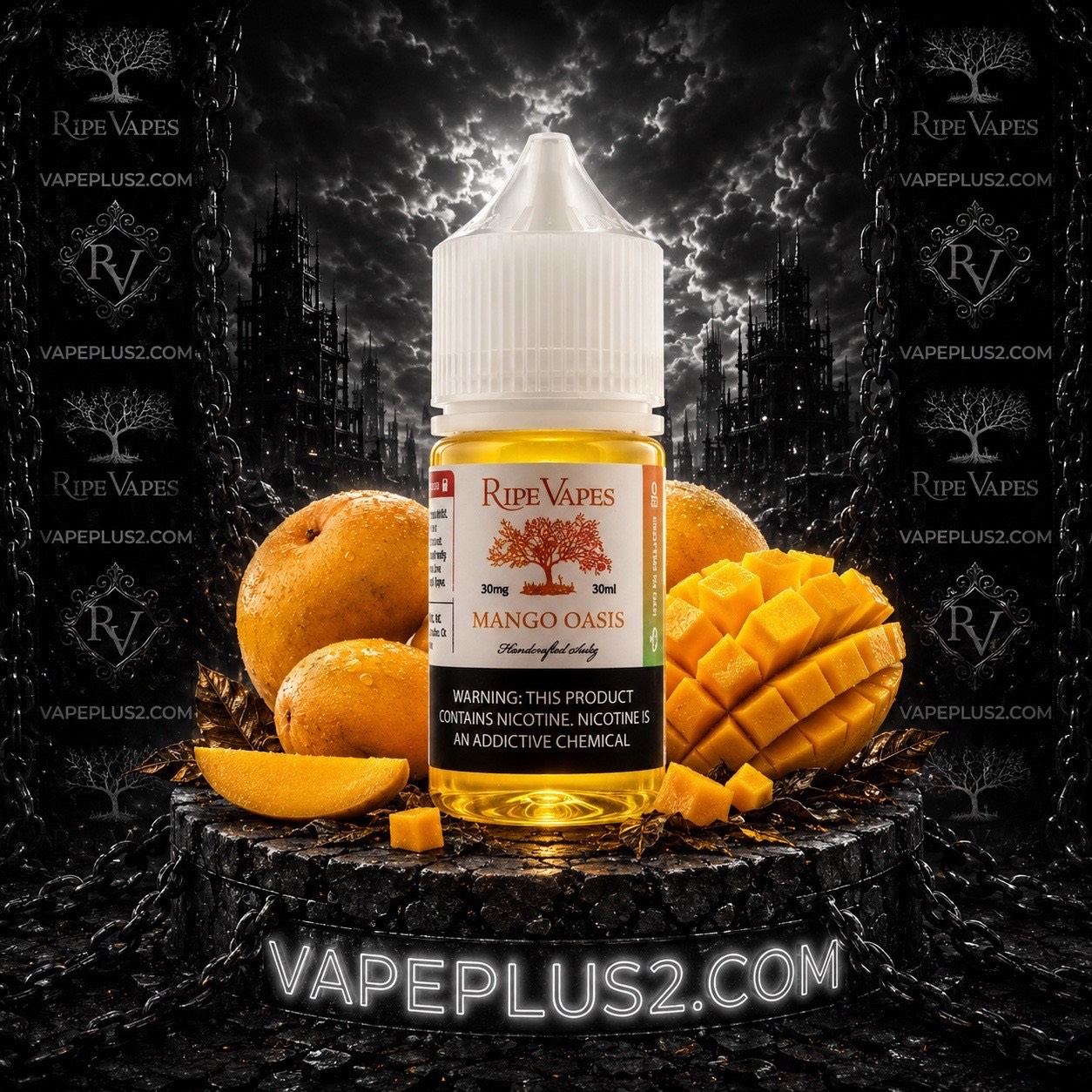 نیکوتین سالت انبه گرمسیری رایپ ویپز | RIPE VAPES MANGO
