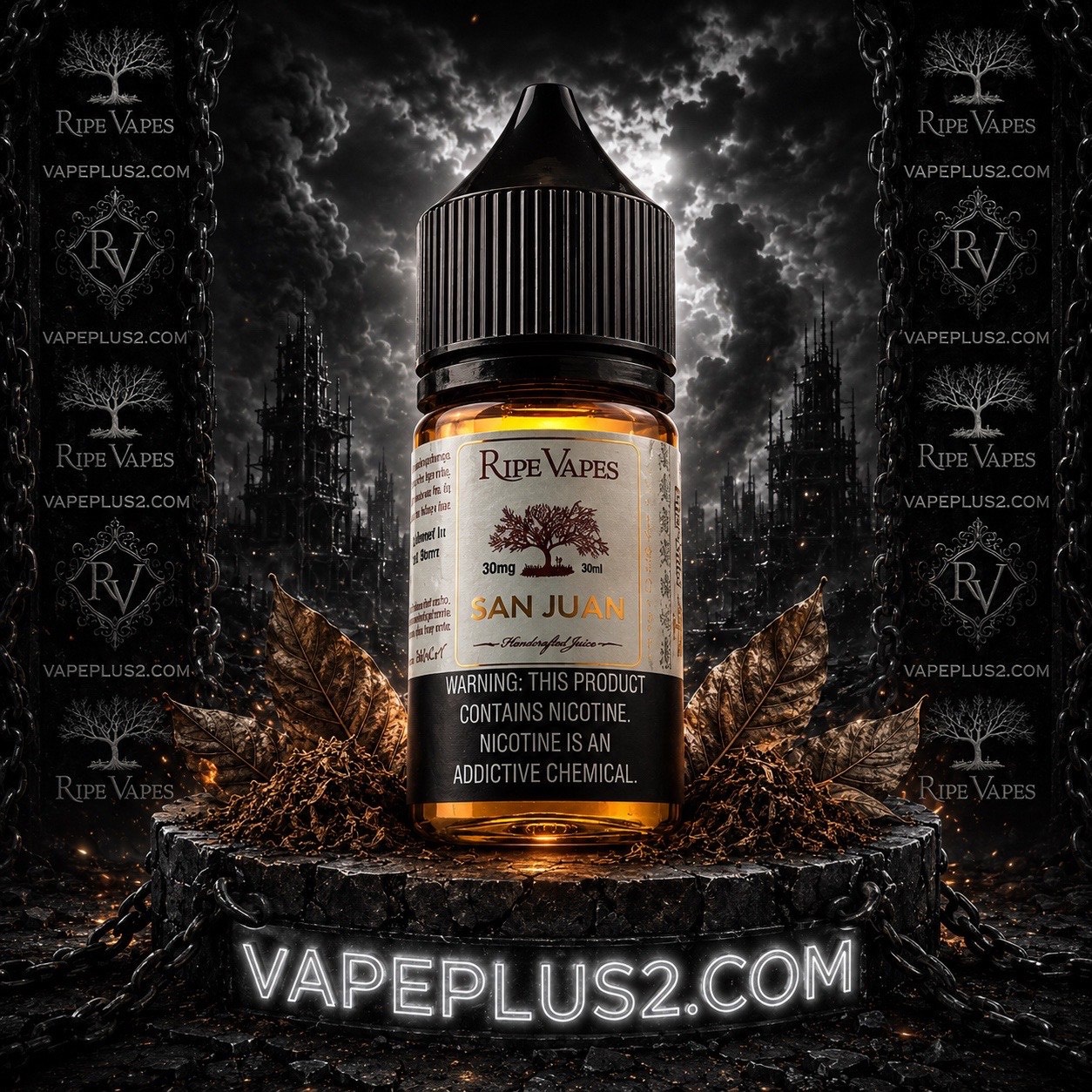 نیکوتین سالت تنباکویی سن خوان رایپ ویپز | Ripe Vapes San Juan Salt