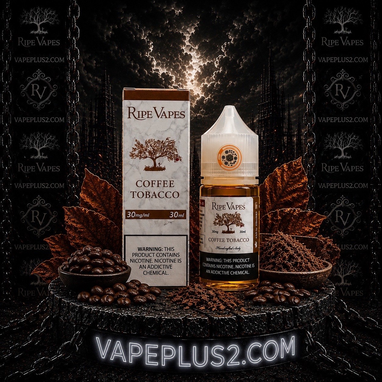 سالت نیکوتین تنباکو قهوه رایپ ویپز | Ripe Vapes tobacoo Coffee Saltnic