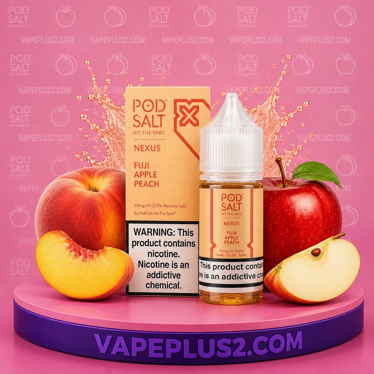 سالت نیکوتین پاد سالت سیب هلو | Pod Salt Apple Peach
