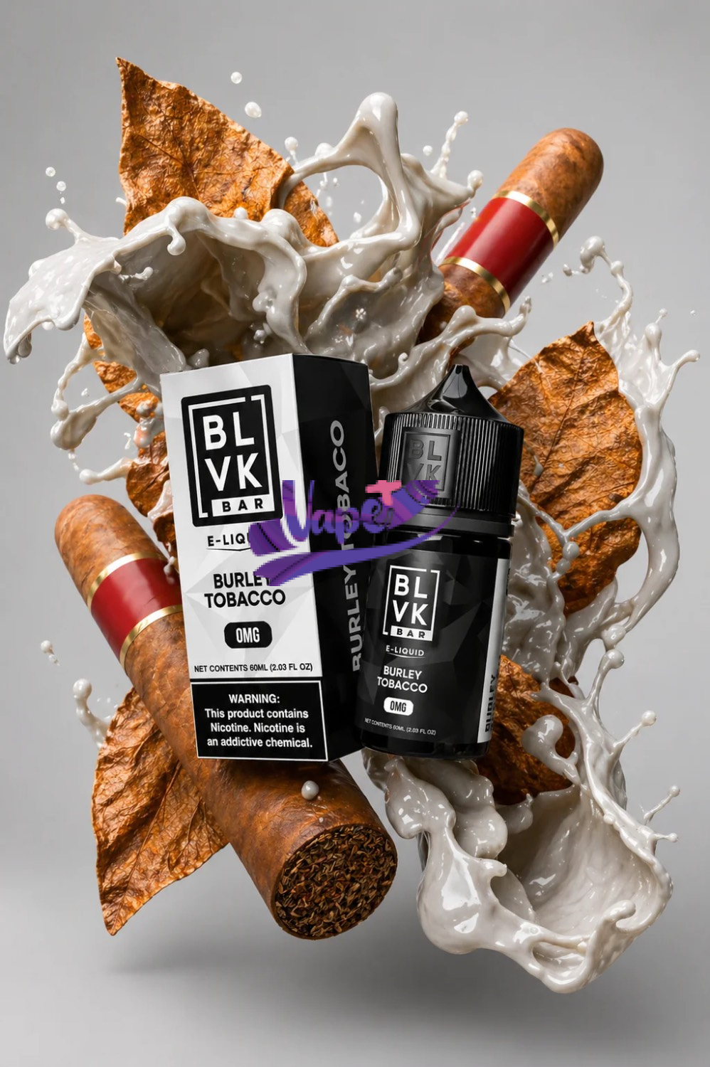 سالت تنباکو کلاسیک بی ال وی کی | BLVK Burley Tobacco Salt Nic