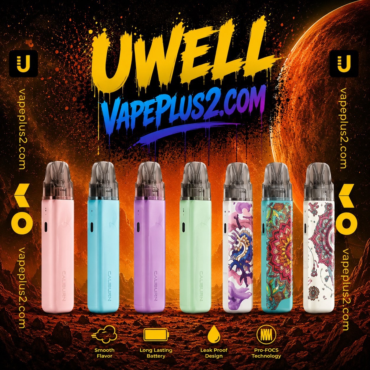 پاد سیستم کالیبرن جی ۳ لایت یوول | UWELL CALIBURN G3 LITE POD SYSTEM