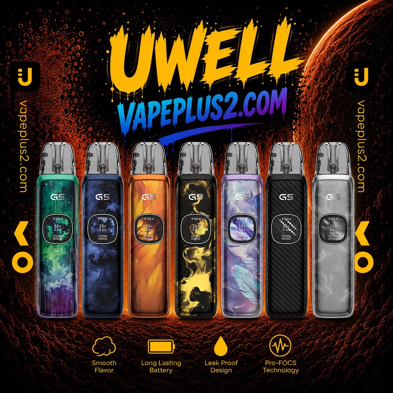 پاد سیستم یوول کالیبرن جی 5 (3 عدد کارتریج) | Uwell Caliburn G5