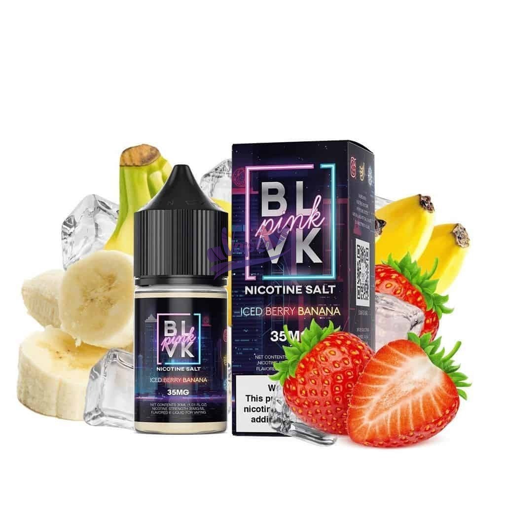 جویس بی ال وی کی توت فرنگی موز یخ | BLVK ICED BERRY BANANA–PINK SERIES