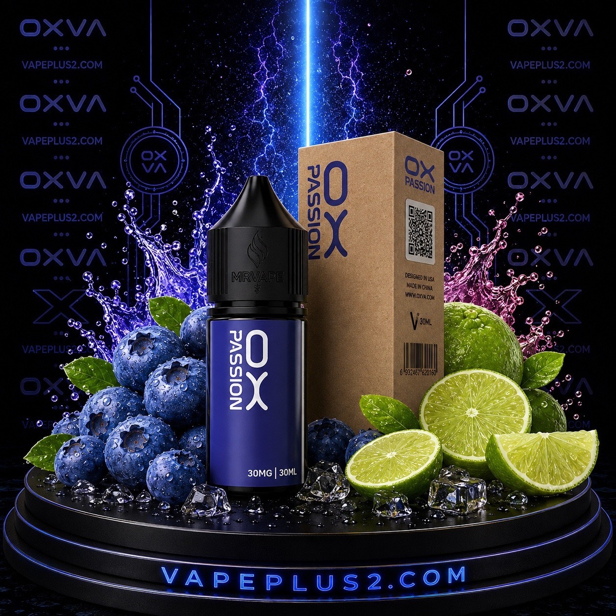 سالت اکسوا بلوبری لیمو | OXVA BLUEBERRY LIME