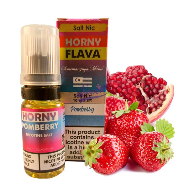 سالت نیکوتین انار توتفرنگی هورنی | Horny Flava Salt Pomberry Original 30ml