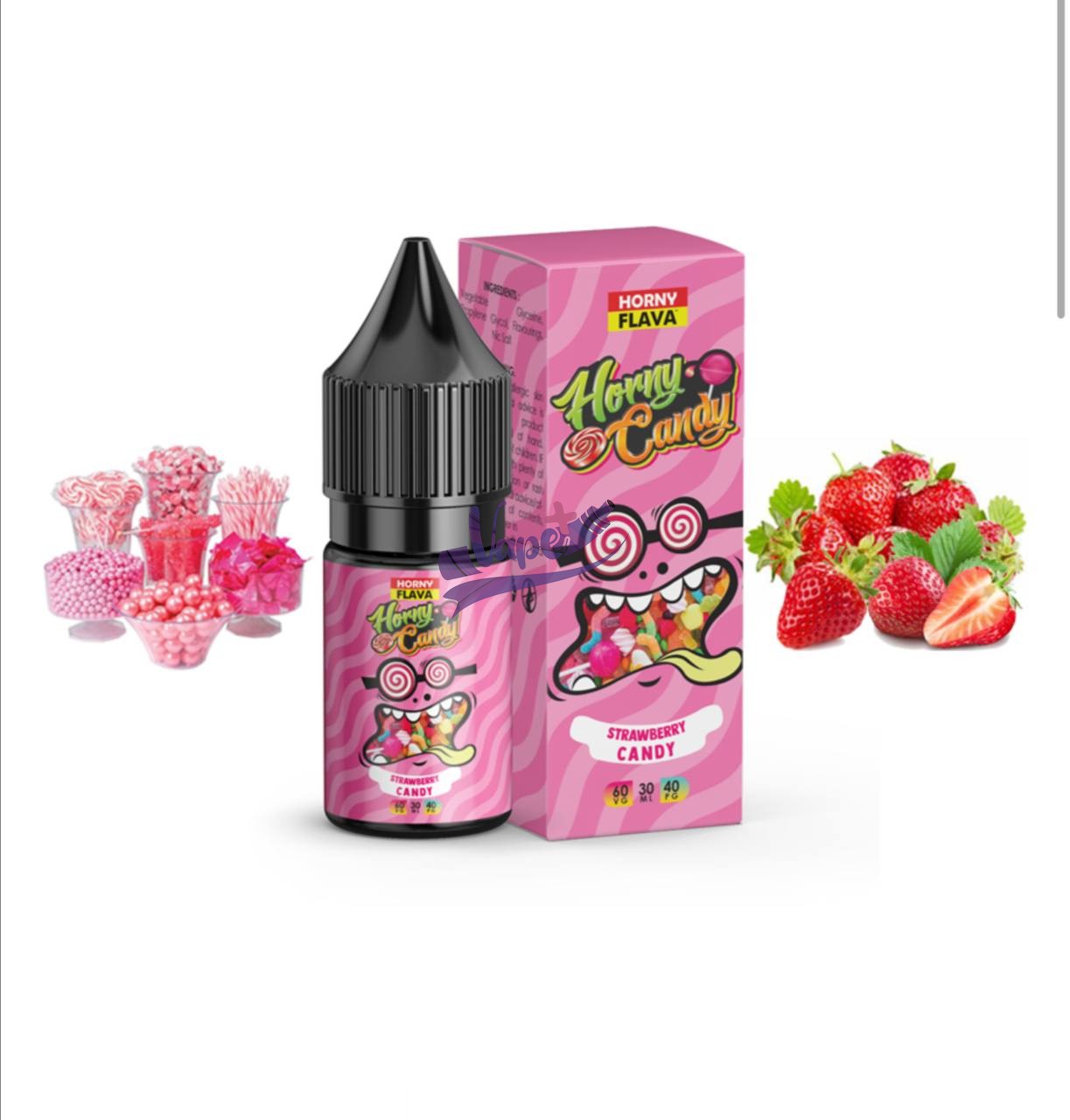 سالت نیکوتین توتفرنگی هورنی | Horny Flava Salt Strawberry
