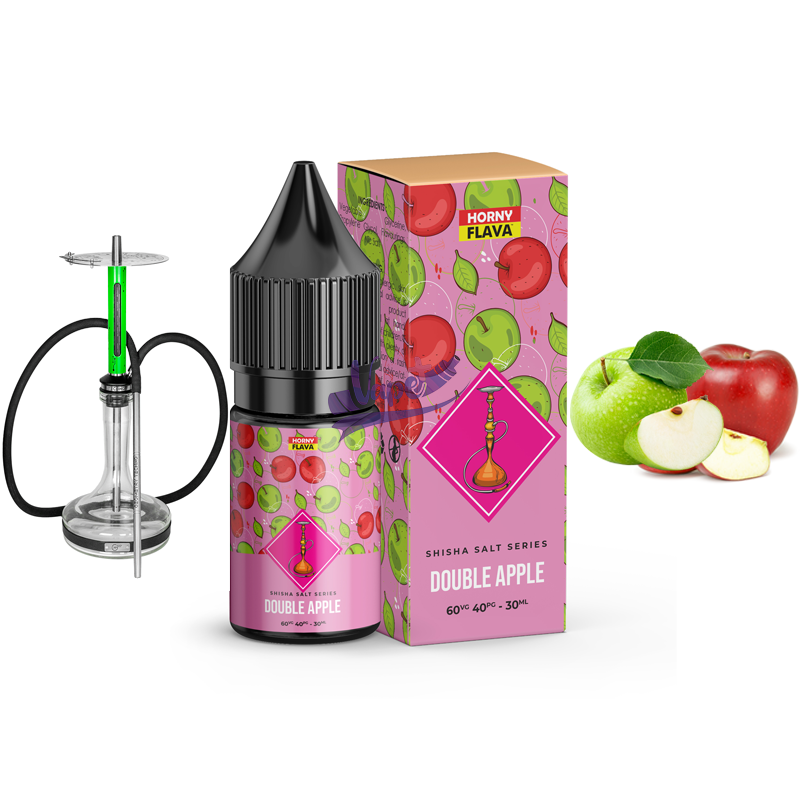 سالت نیکوتین قلیانی دوسیب یخ هورنی | Horny Flava Salt Shisha Double Apple Ice 30ml