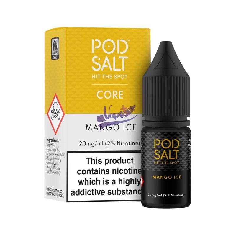 سالت نیکوتین پاد سالت خامه وانیلی ۱۰ میل | POD SALT Vanilla Salt (10ml)