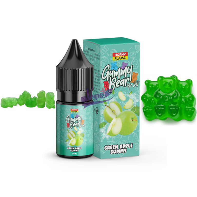 سالت پاستیل سیب سبز هورنی | Horny Flava Salt Green Apple Gummy 30ml