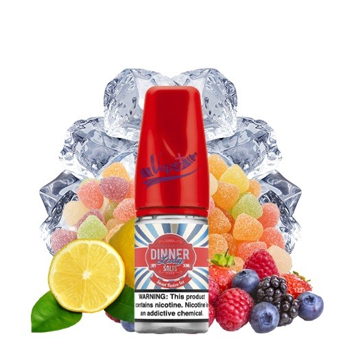 نیکوتین سالت آبنبات میوهای یخ دینر لیدی | DINNER LADY SWEET FUSION ICE 30ML