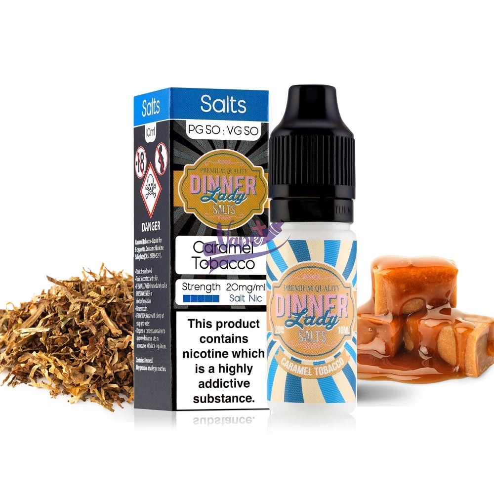 نیکوتین سالت تنباکو کارامل دینر لیدی | DINNER LADY CARAMEL TOBACCO (10ml)