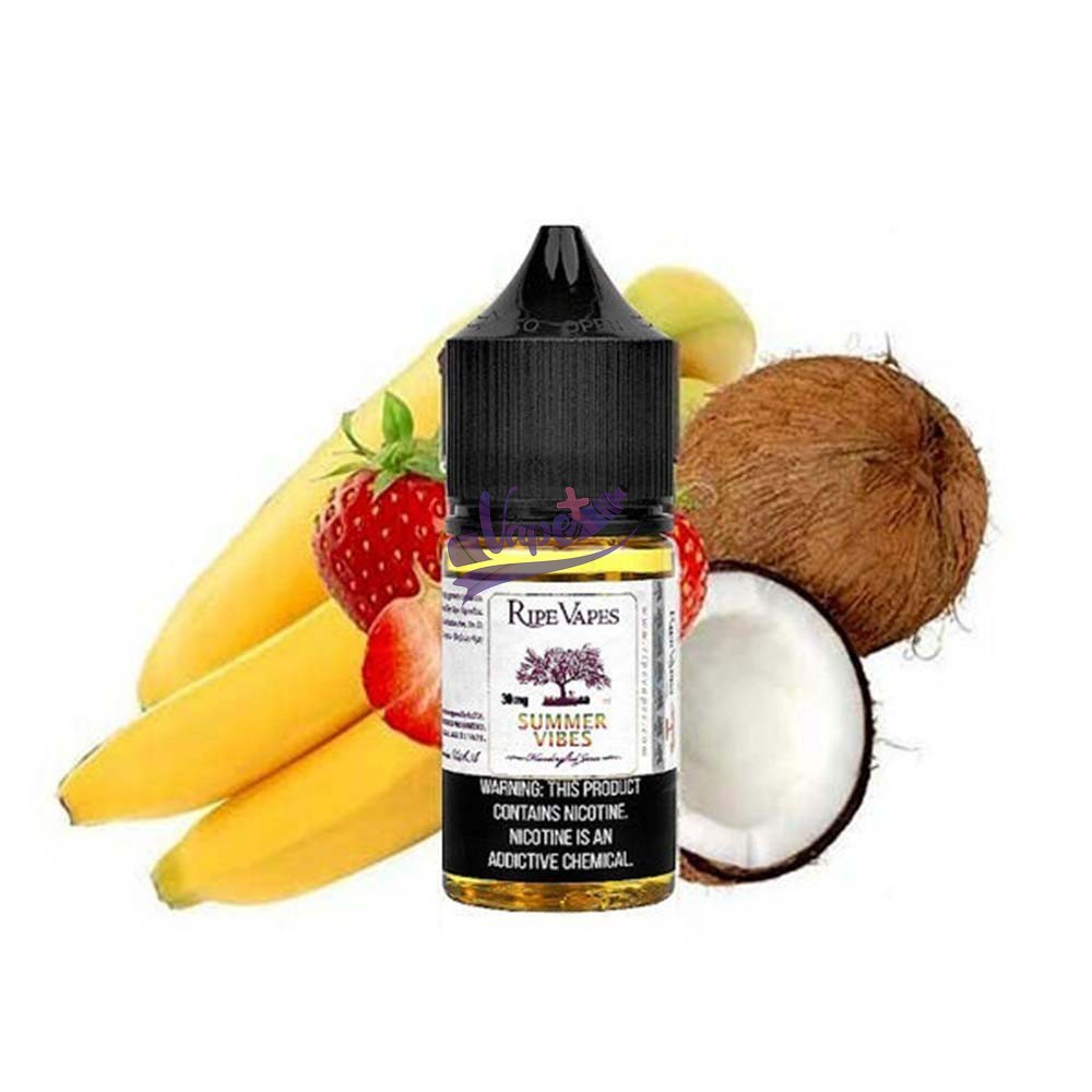 نیکوتین سالت توتفرنگی نارگیل موز رایپ ویپز | RIPE VAPES SUMMER VIBES