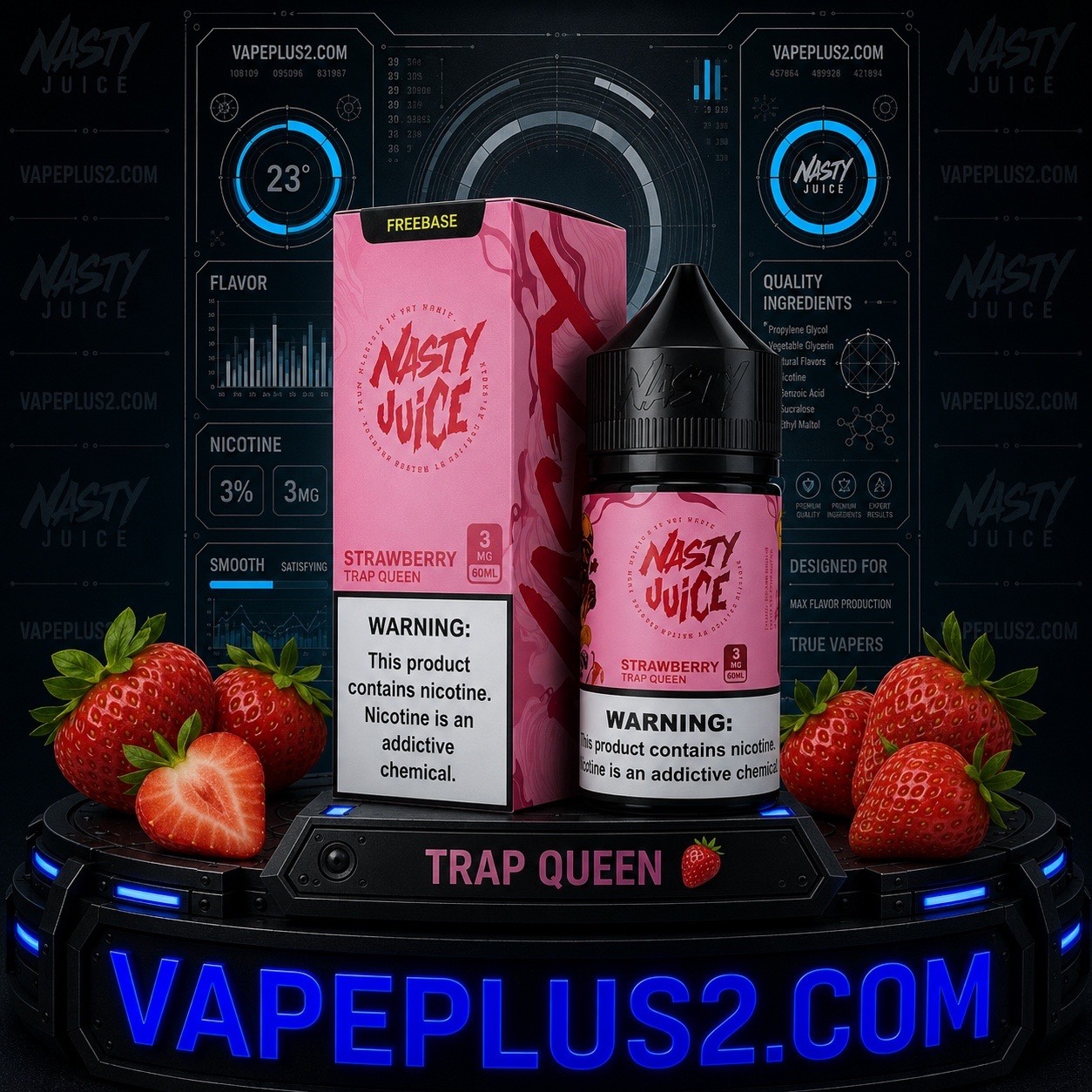 جویس نستی توت فرنگی | NASTY TRAP QUEEN