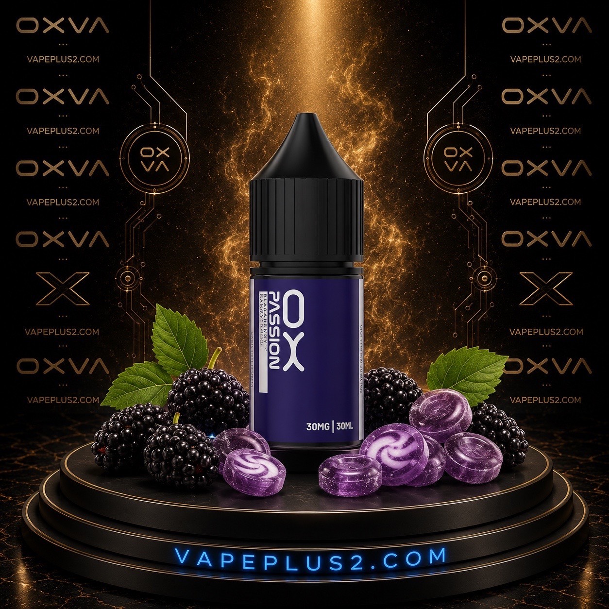 سالت اکسوا ابنبات توت سیاه | OXVA SALT blackberry candy