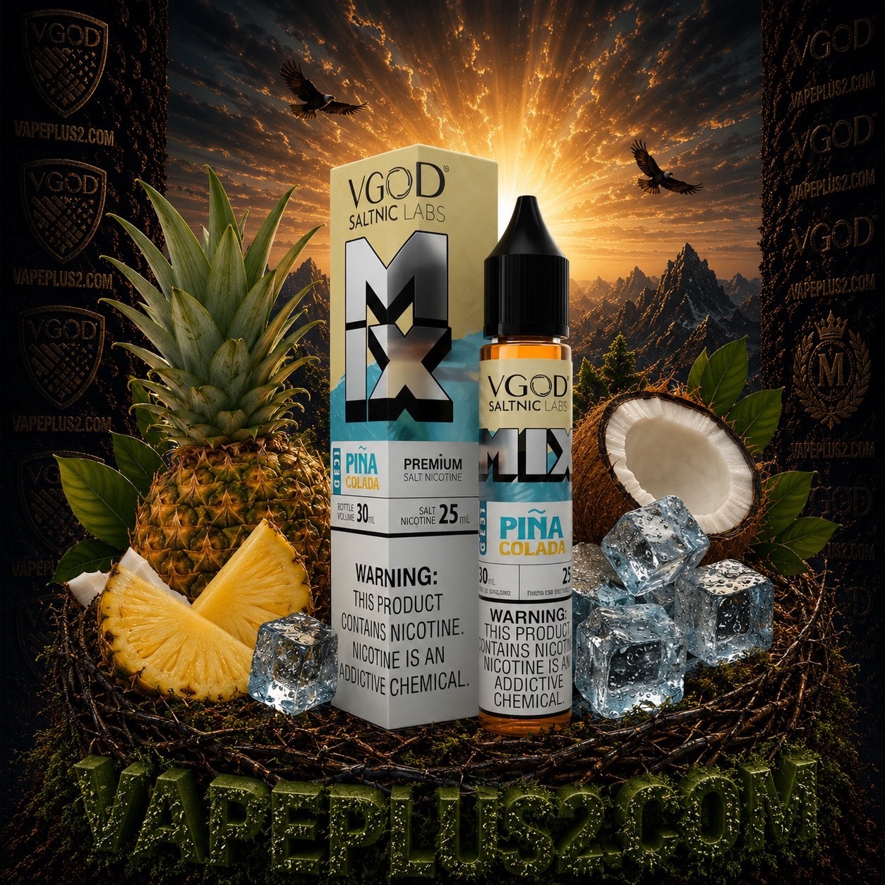 سالت ویگاد پیناکولادا یخ | VGOD PINACOLADA ICE SALT NIC