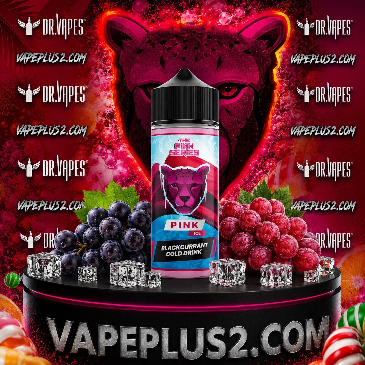جویس 120 میل دکتر ویپز پینک یخ | DR VAPES PINK ICE