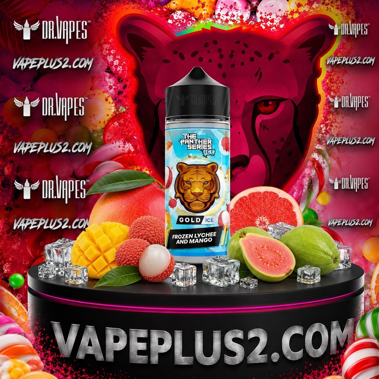جویس گلد ایس دکتر ویپز 120 میل | Dr.Vapes Gold Ice E-Liquid