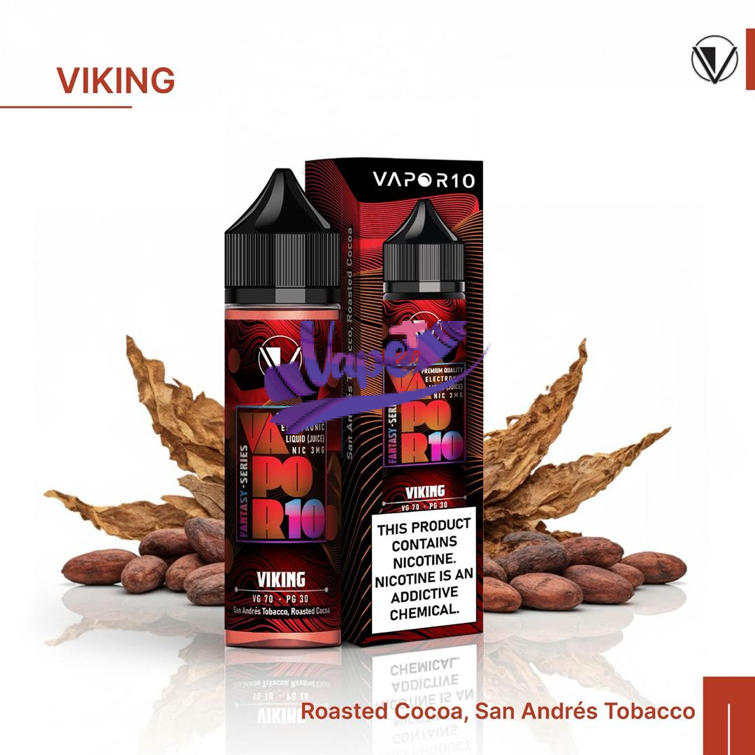 جویس ویپرتن قهوه کاکائو تنباکو 60 میل | Vapor10 Viking E-Liquid