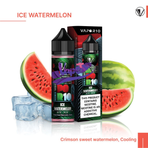 جویس ویپرتن هندوانه یخ 60 میل | Vapor10 Watermelon Ice E-Liquid نیکوتین 3