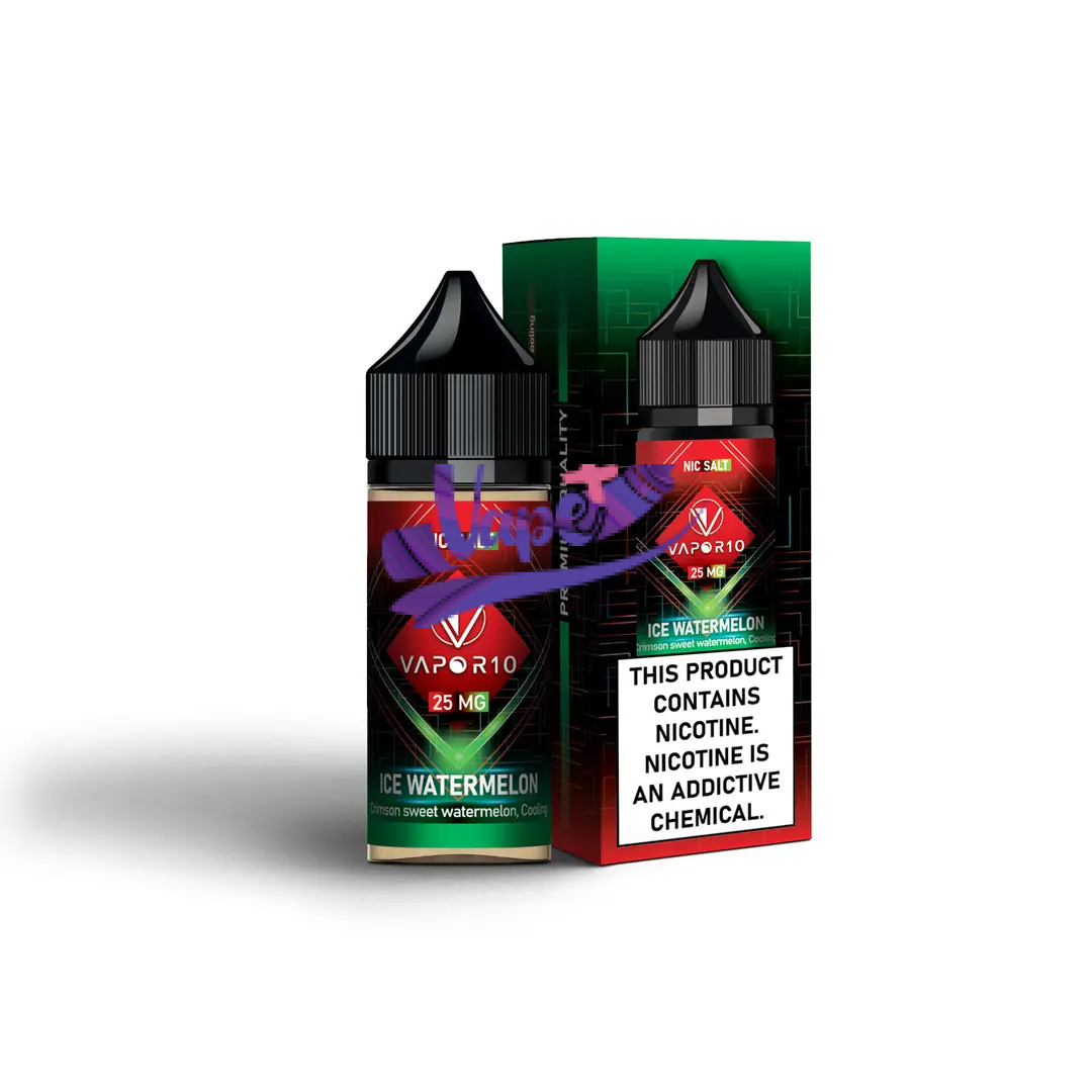 سالت ویپرتن هندوانه یخ | Vapor10 Watermelon Ice Salt Nic نیکوتین 25