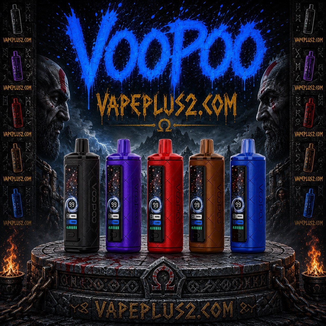ویپ ووپو ۳۰ هزار پاف کلود ایکس | VOOPOO CLOUD X 30K DISPOSABLE