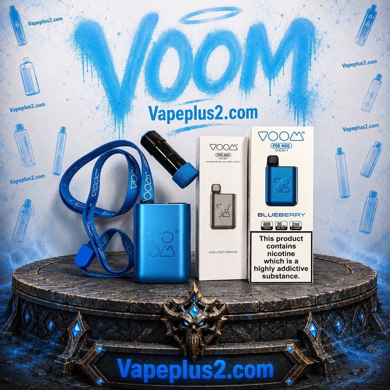 پاد یکبار مصرف ووم ام آی 1200 پاف | VOOM MI Disposable