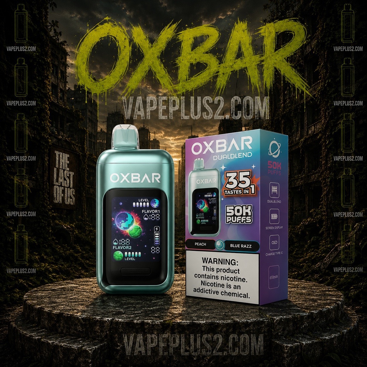 اوکسبار ۵۰۰۰۰ پاف ترکیب دوگانه | OXBAR 50K DualBlend Disposable