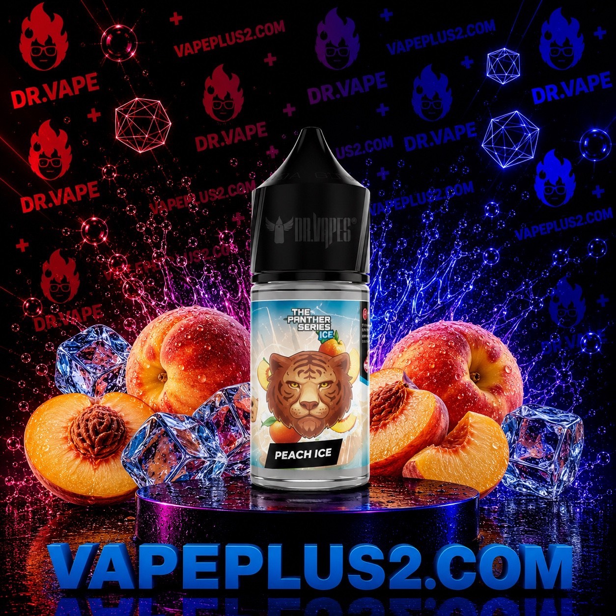 سالت هلو یخ دکتر ویپ | Dr Vapes Panther Series Peach Ice