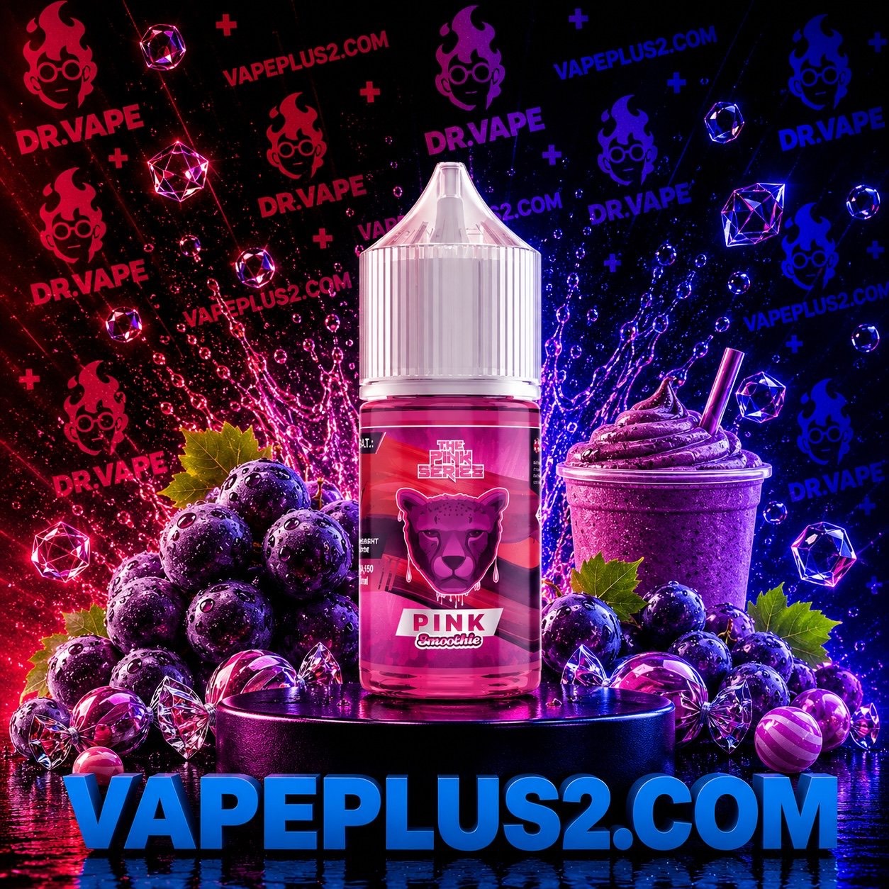 سالت دکتر ویپز پینک اسموتی | Dr Vapes Pink Smoothie