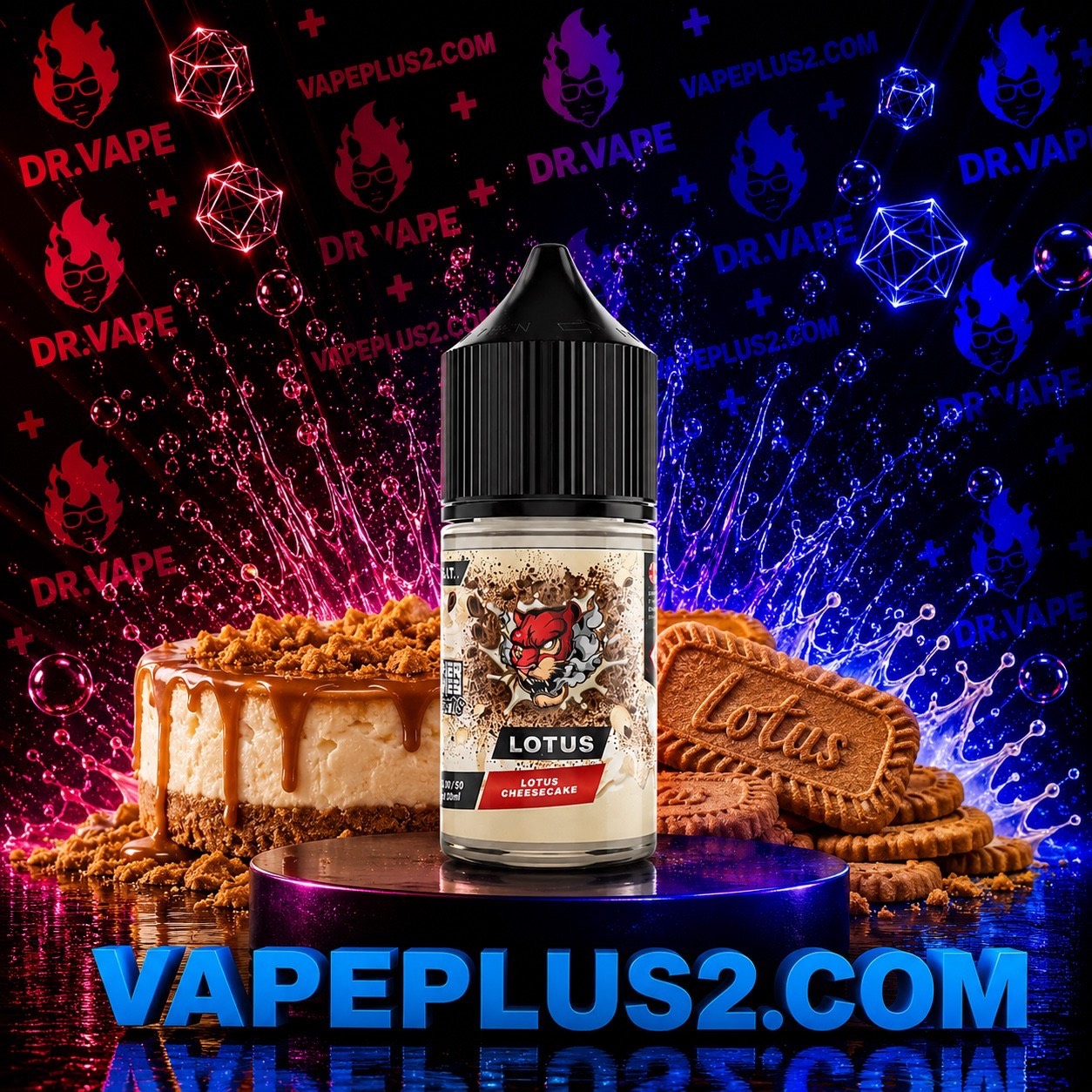 سالت نیکوتین لوتوس چیز کیک دکتر ویپز | DR.VAPES Lotus