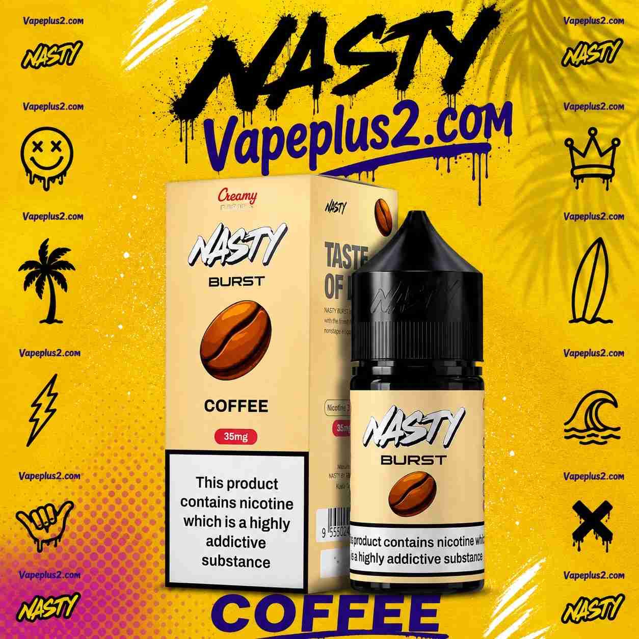 سالت قهوه سری جدید نستی | NASTY FRESH FRUITS COFFEE