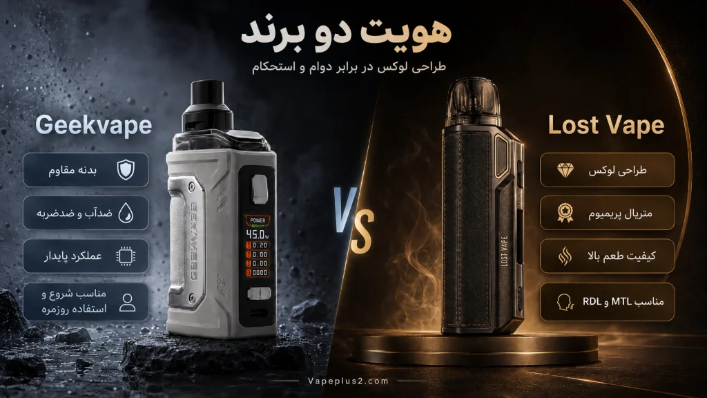 مقایسه هویت لاست ویپ و گیک ویپ
