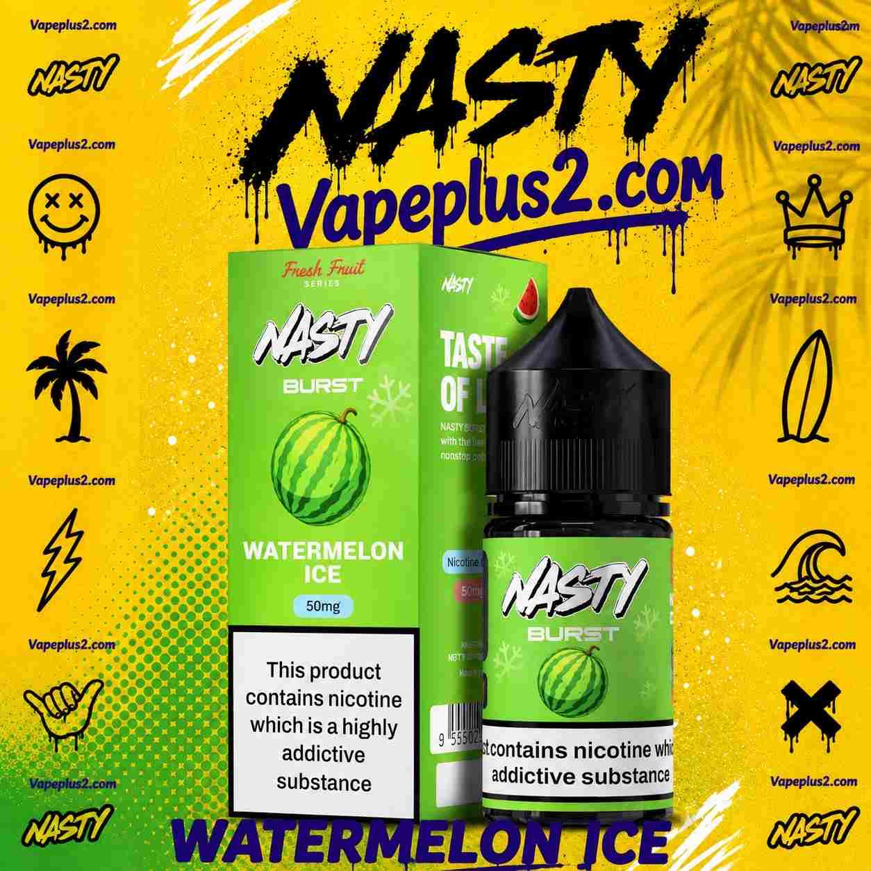 سالت هندوانه یخ نستی سری جدید | nasty fresh fruits watermelon ice