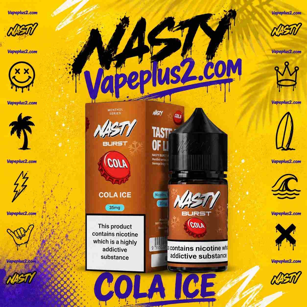 سالت نوشابه یخ نستی سری جدید | NASTY FRESH FRUITS COLA ICE